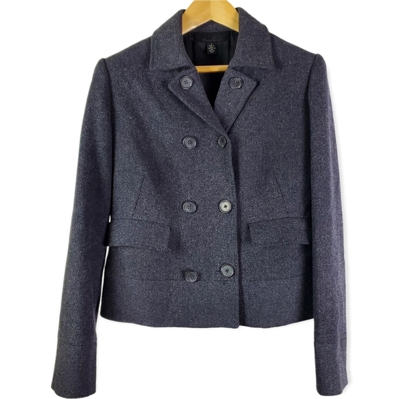 Kenneth Cole Wool Peacoat - Jacket Double Breasted Coat, EUC, Size 8 - Picture 1 of 7